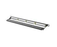 LANBERG Patch Panel 24 Port 0.5U Kat.5E czarny PPU5-0024-B - 457232 - zdjęcie 6